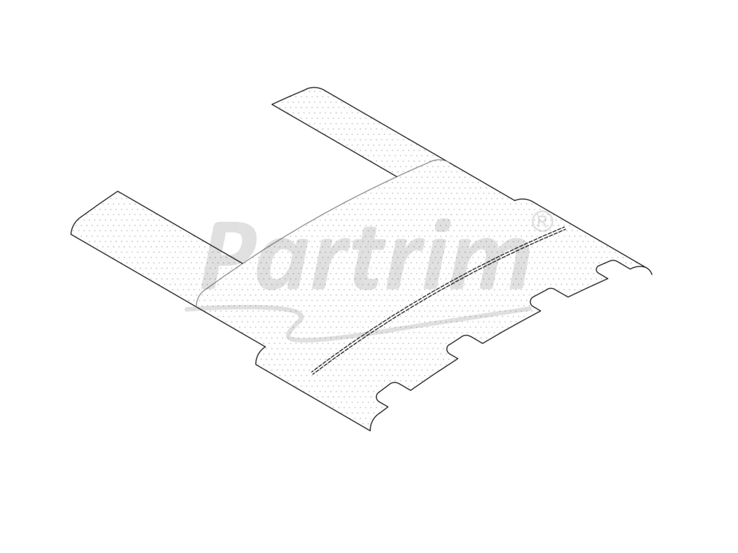 MERCEDES W116 HEADLINER WITH SUNROOF