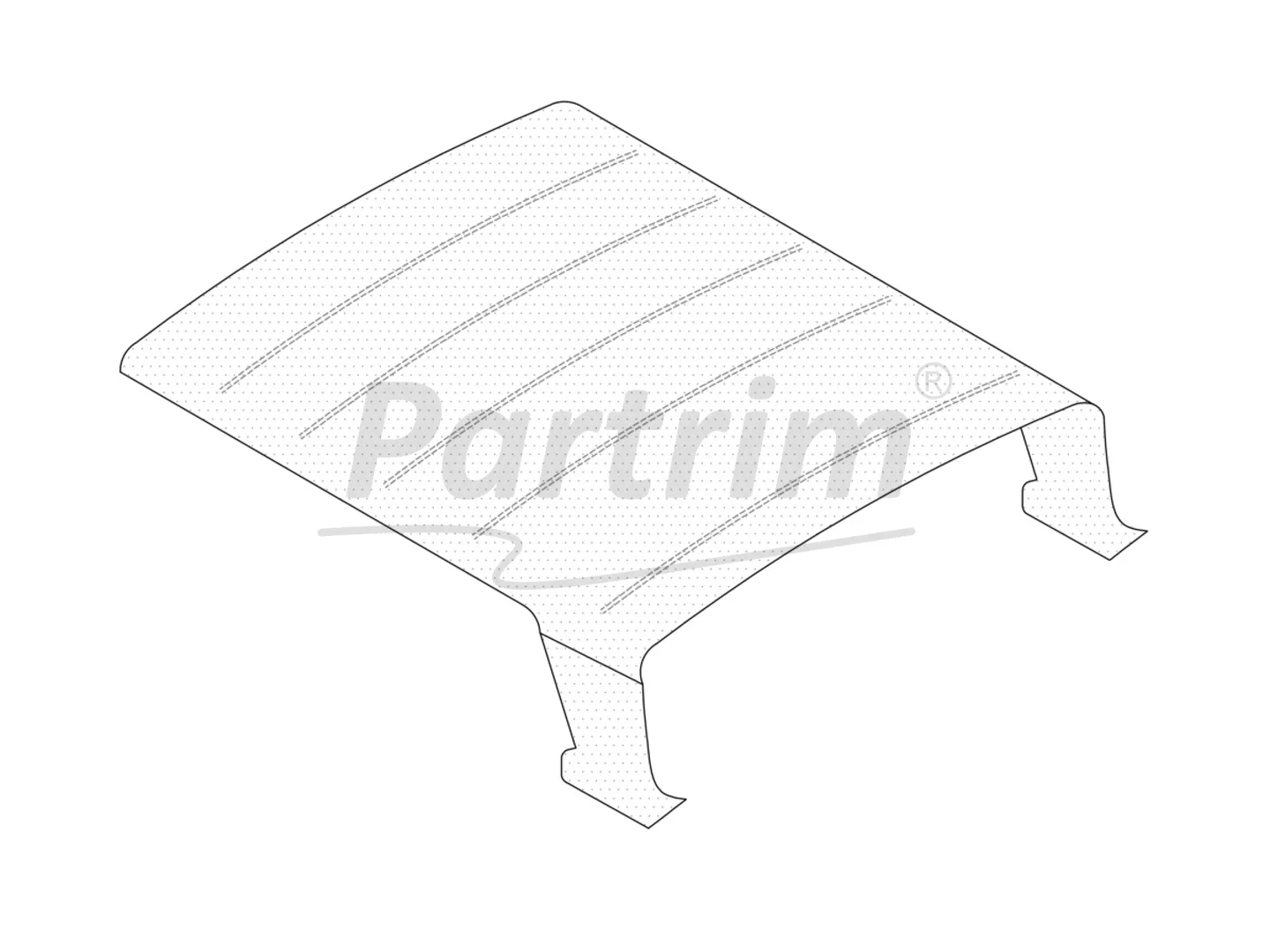 MERCEDES W111 SEDAN HEADLINER 