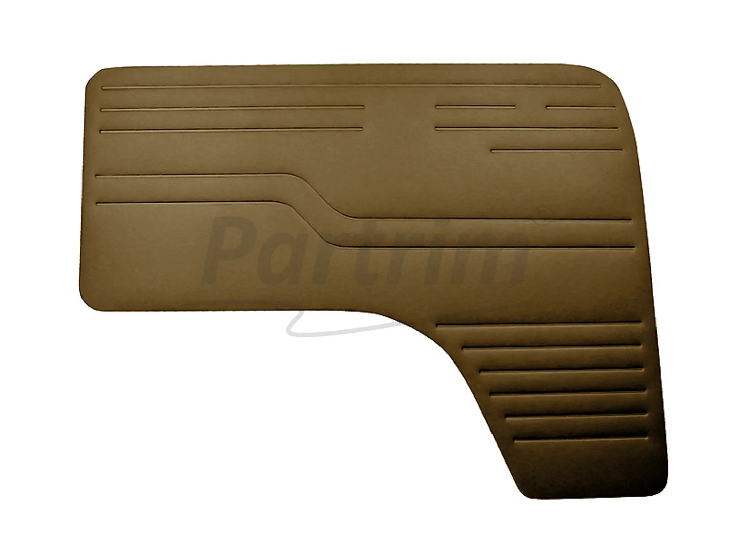 VW T2 BUS 1968-1979 FRONT DOOR PANELS 2 PCS. BROWN Z PRESS