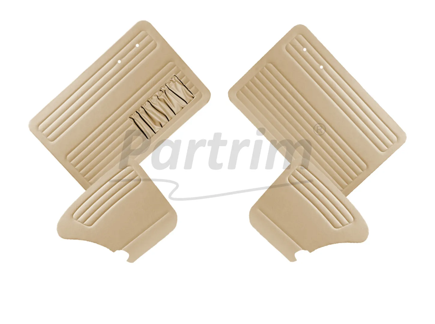 VW OLD BEETLE 1300 DOOR PANEL SET BEIGE 1965 - 1966