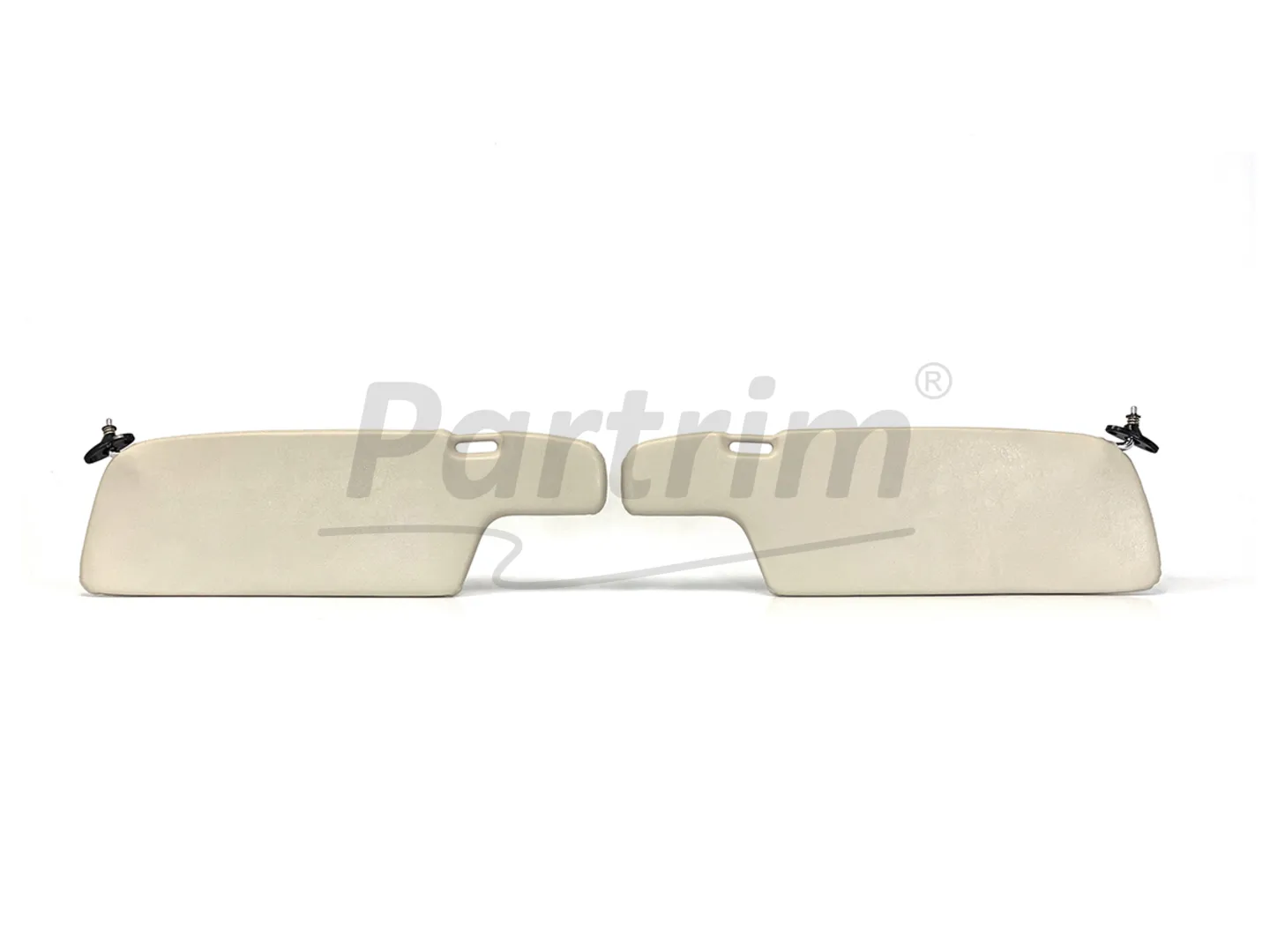 PORSCHE 911 COUPE 1969 - 1977 SUNVISOR BLACK & CREAM  WITH BRACKET