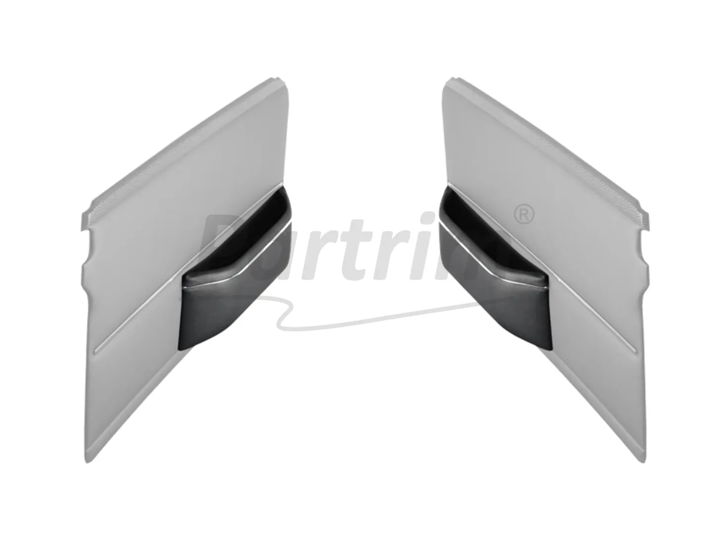 MERCEDES W108 DOOR POCKET WITH NICKEL BLACK