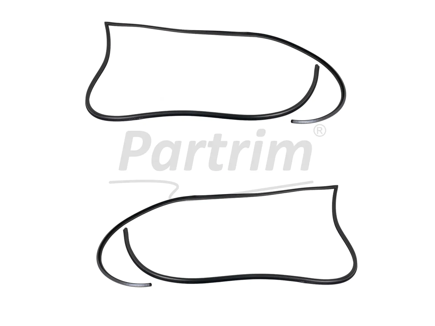 BMW E21 COUPE DOOR SEAL RUBBER 2 PCS