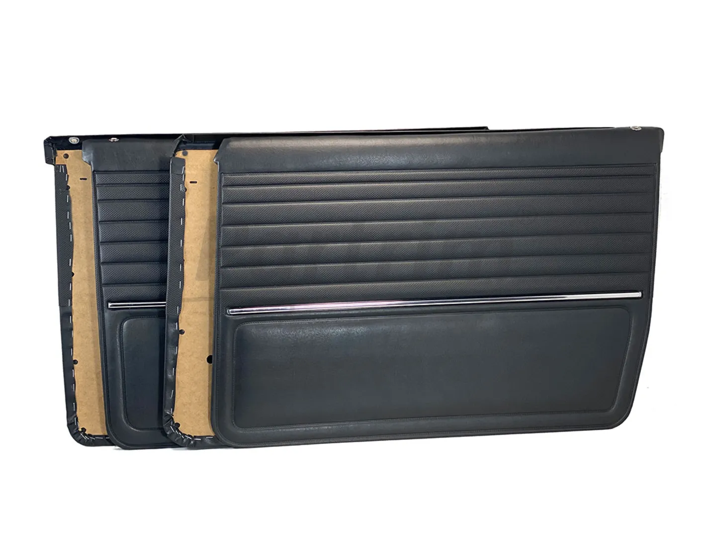 BMW E12 SEDAN  DOOR PANEL SET WITH NICKEL BLACK 4 PCS