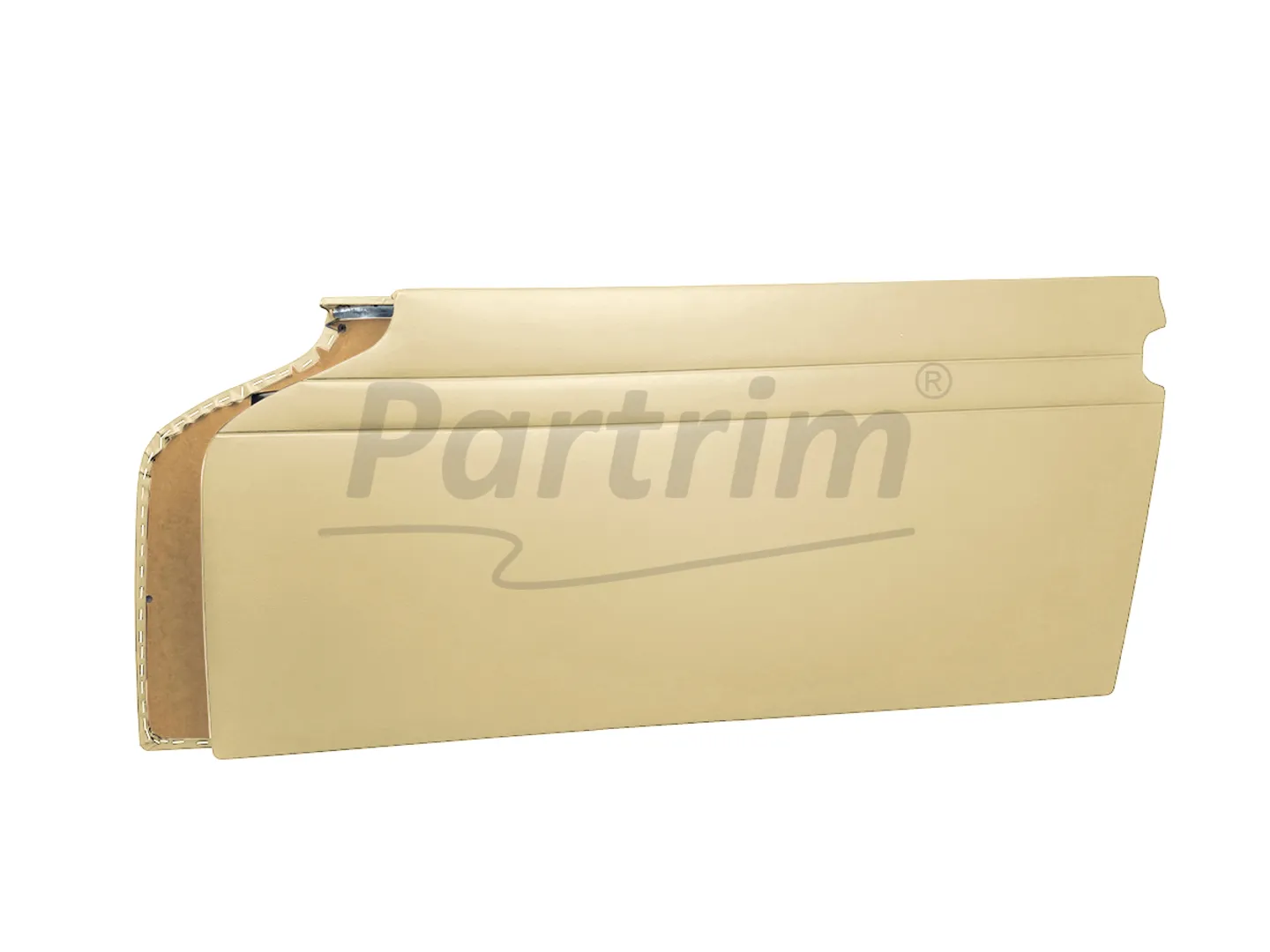 MERCEDES W113 PAGODA DOOR WITH TRIMMED METAL SHEET WITHOUT POCKET PANELS CREAM