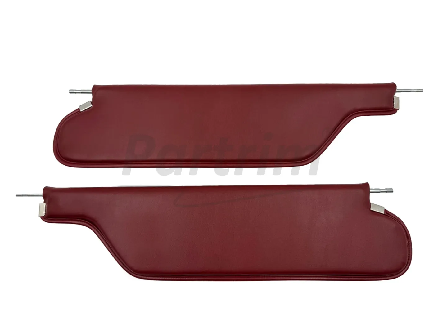 GM GTO LEMANS CHEVELLE CUTLASS CONVERTIBLE 66-67 SUNVISOR BURGUNDY