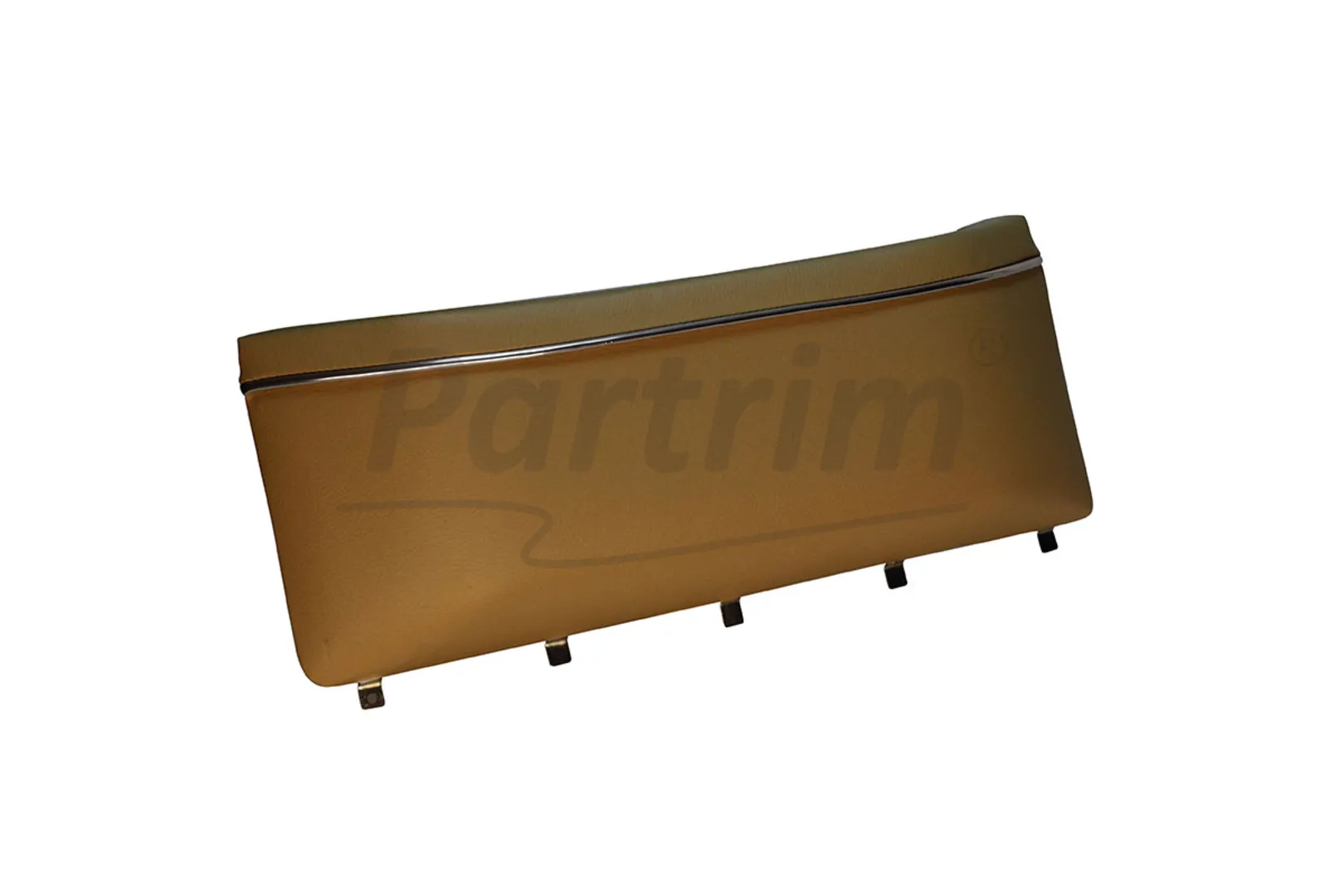 MERCEDES W109 LONG DOOR POCKET WITH NICKEL LEFT AND RIGHT TOBACCO