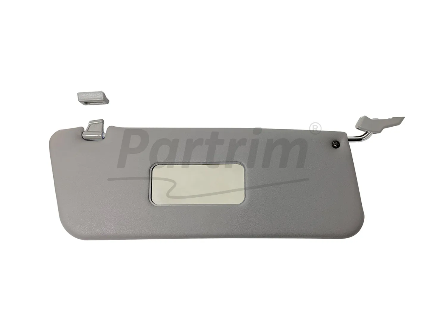 MERCEDES R107 CABRIO SUNVISOR WITH BRACKET R-L RHD GREY