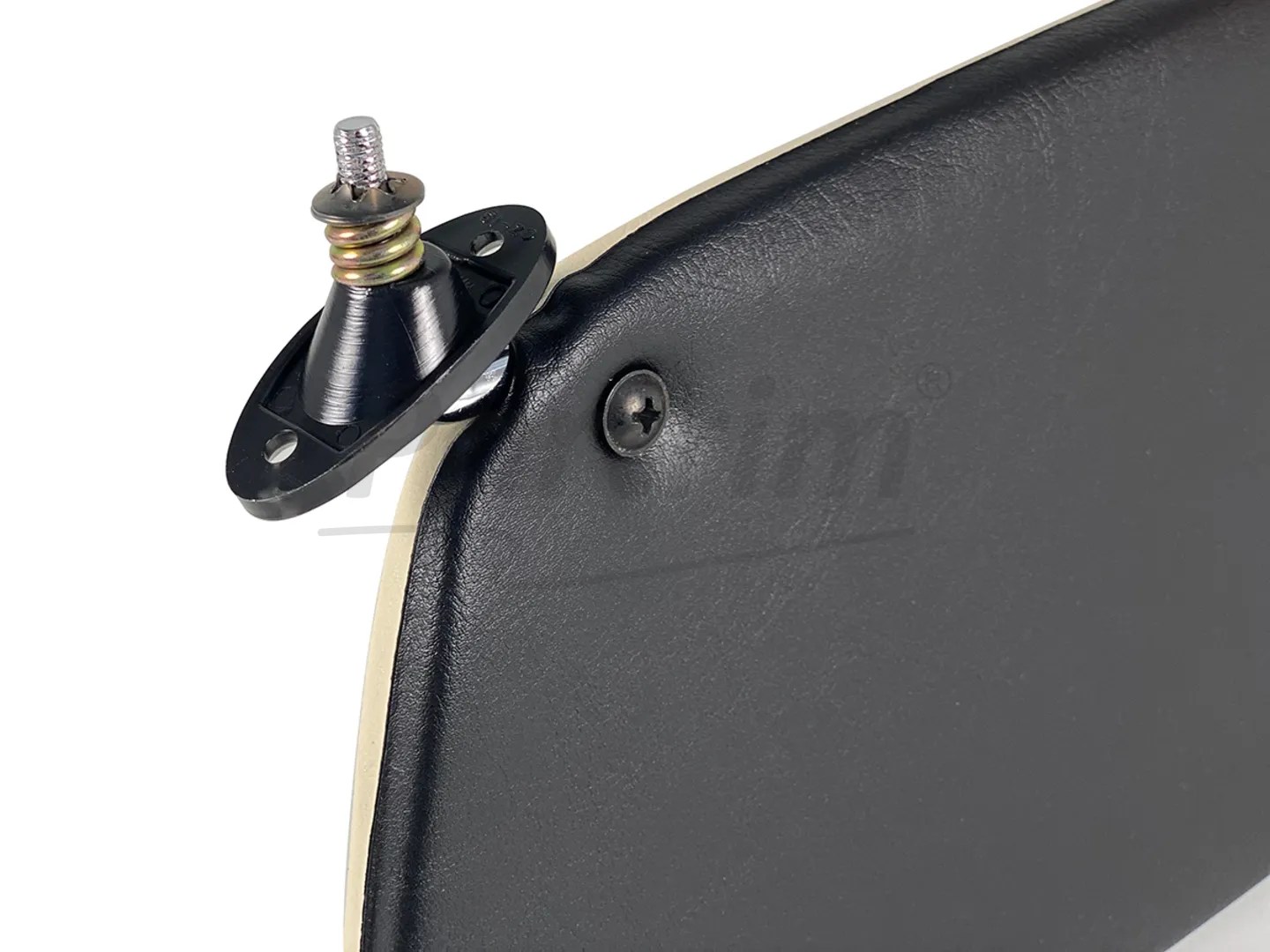 PORSCHE 911 COUPE 1969 - 1977 SUNVISOR BLACK & CREAM  WITH BRACKET