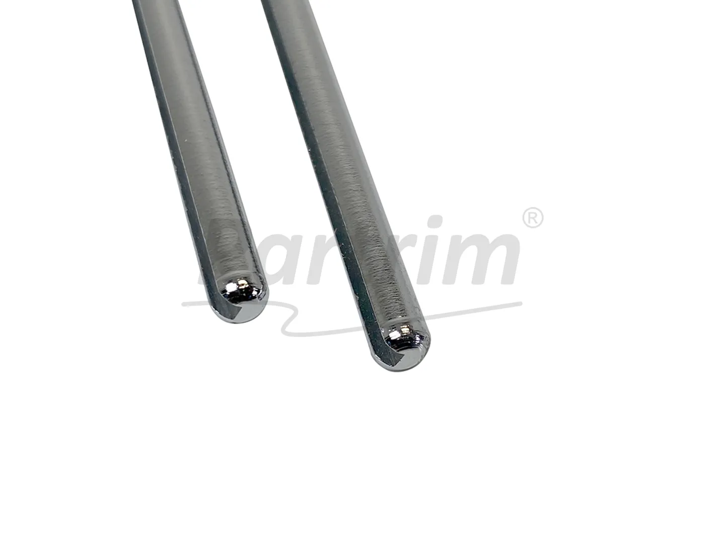 MERCEDES R107 SUNVISOR ROD METAL BRACKET CREAM 1 SET