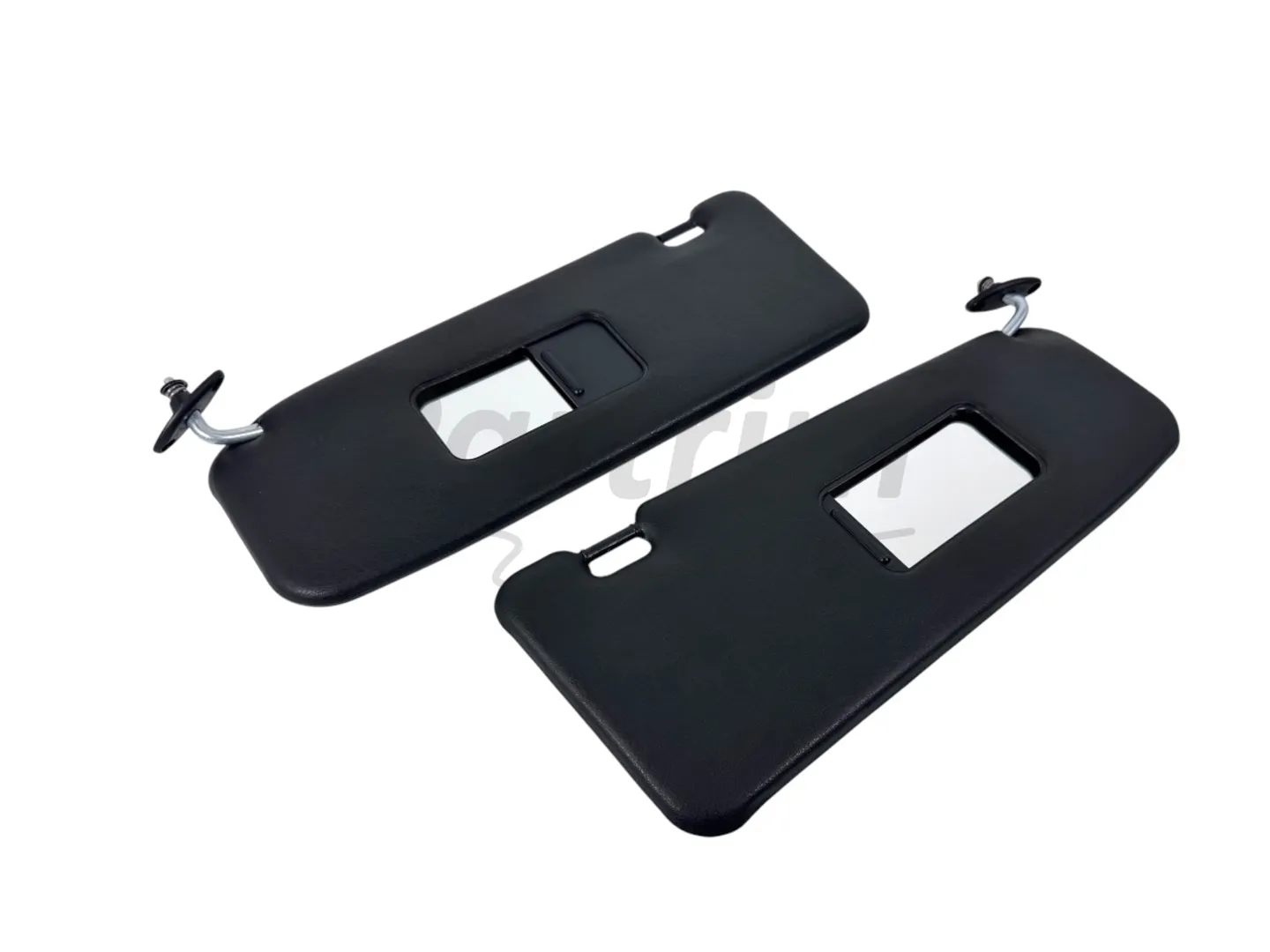 BMW E30 SEDAN SUNVISOR SLIDING MIRROR COVER BLACK WITHOUT LIGHT