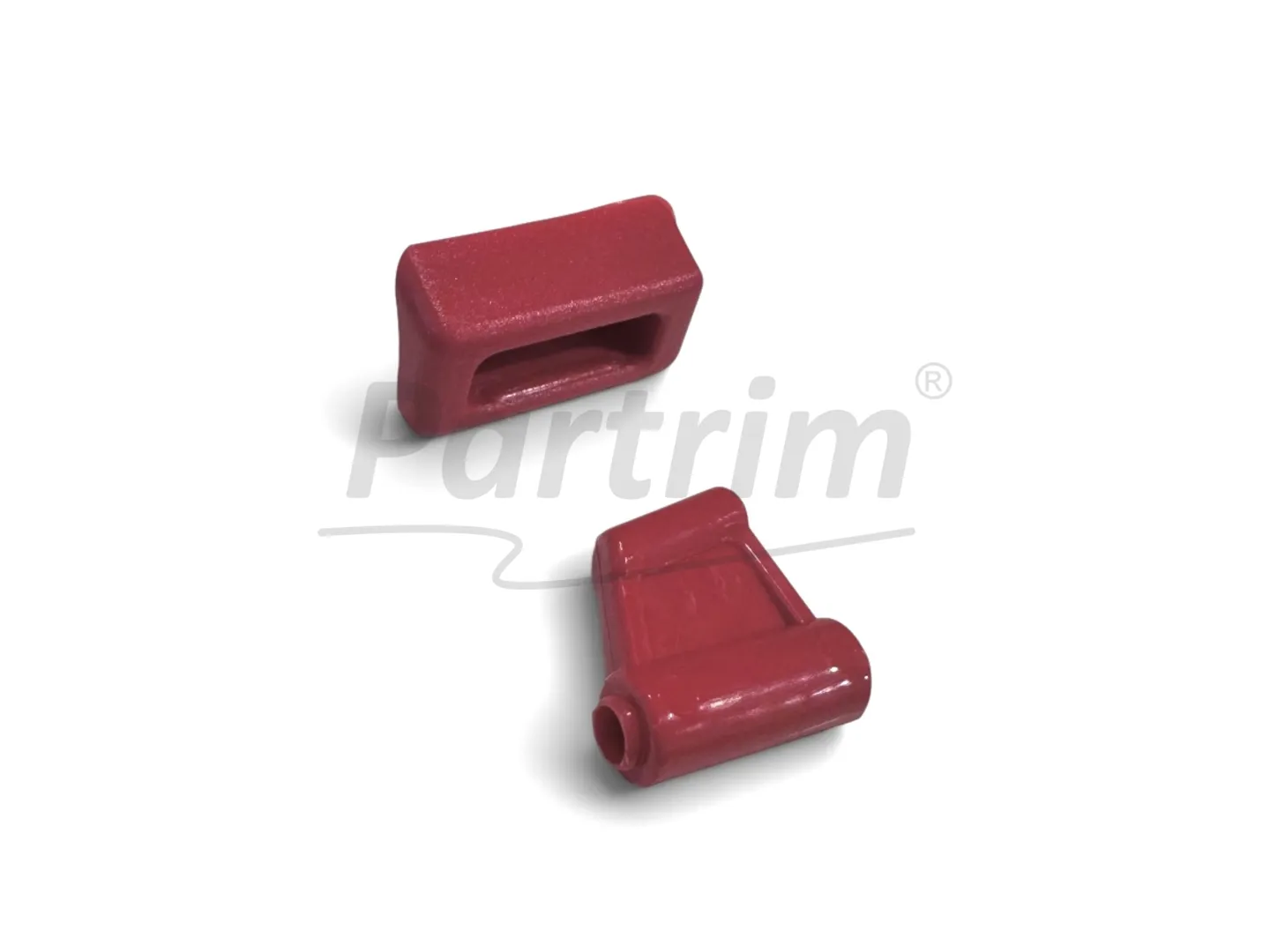 MERCEDES R107 SUNVISOR CLIPS RED 1 SET
